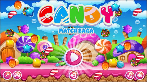Candy Match Saga Game - Play Online at RoundGames