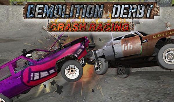demolition derby racing crash