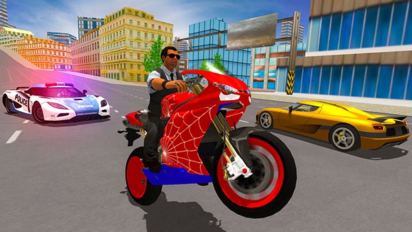 hero stunt spider bike simulator 3d