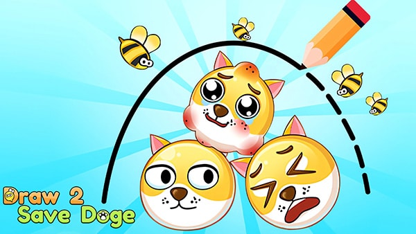 Draw 2 Save Doge Game - Play Online at RoundGames