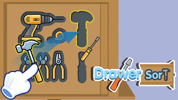 Drawer Sort Game - Play Online at RoundGames